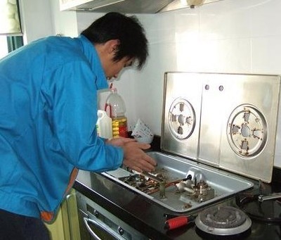 安庆市比德斯燃气灶维修服务案例